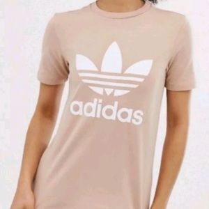 Adidas original logo t shirt (nude)